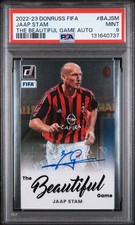 2022 PANINI DONRUSS FIFA IL BEL GIOCO AUTOGRAFI #BAJSM JAAP STAM PSA 9