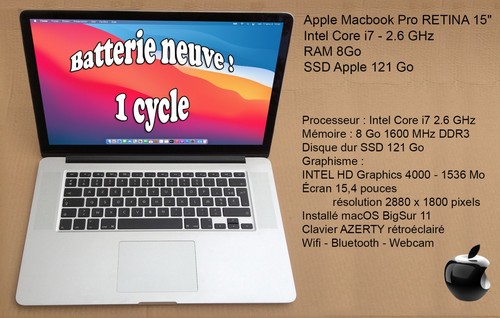 Apple macbook pro - retina, 15"