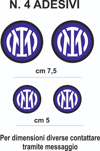 Adesivi inter calcio serie - inter,