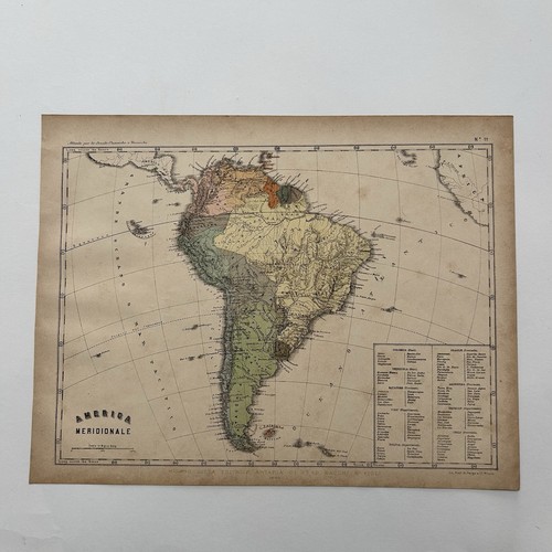 America meridionale carta - meridionale,