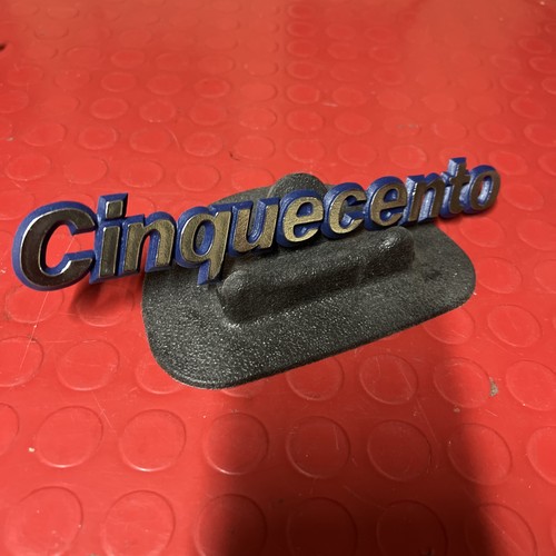 Fiat 500 scritta - , posteriore