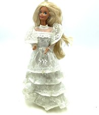 VINTAGE 90s Barbie Mattel Wedding Bambola Sposa Anni 90#AF