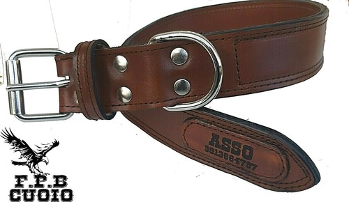 Collare cuoio pelle - collare, per