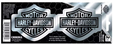 Harley Davidson Adesivo/Set Di