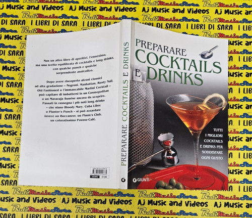 Book libro preparare cocktails - libro,
