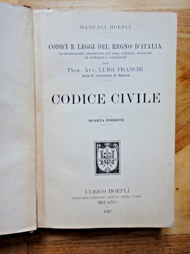 1907 codice civile manuale - 1907-codice, civile-manuale