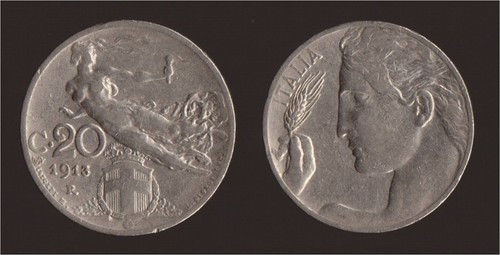 Centesimi 1913 liberta - 20,