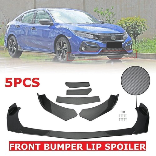 5pcs carbon front spoiler - carbon, lama