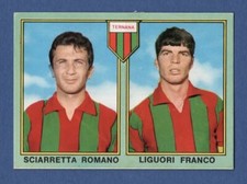 FIGURINA CALCIATORI MIRA 1968/69 - RECUPERO - SCIARRETTA/LIGUORI - TERNANA