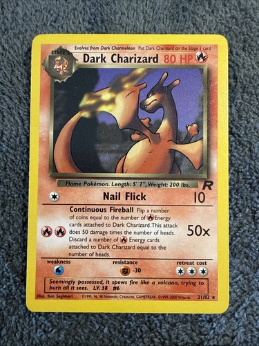 Dark charizard rara - 21/82,