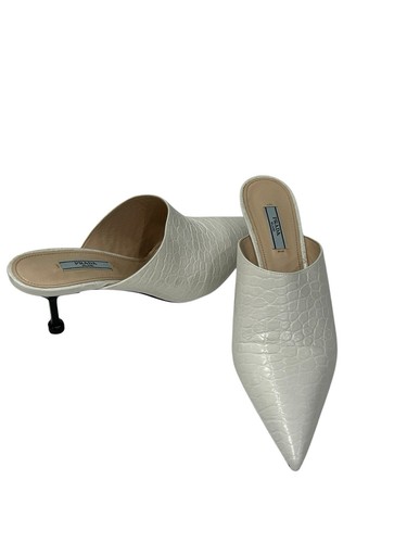 Tacchi mules prada bianchi - bianchi, in
