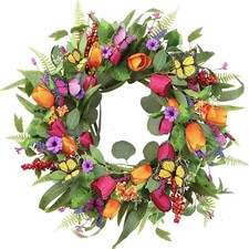 Corona di tulipani vibrante 22