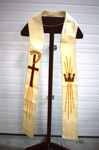 Nice white stole probably made - nice,