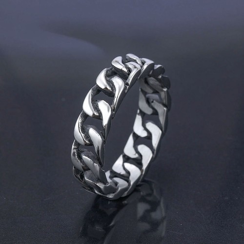 Anello uomo vintage - cuban, link