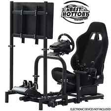 Hottoby Driving Sim Cockpit Con Supporto Per Monitor E Sedile Adatto Per G27 G29