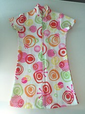 VESTITINO DONNA ORIGINALE VINTAGE MINIGONNA ANNI 70 CARNEVALE HIPPY COSTUME