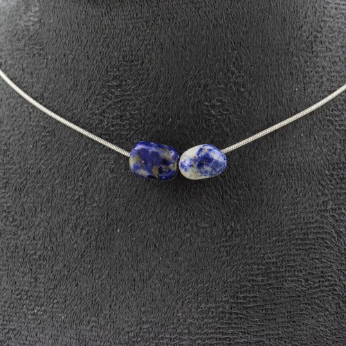 Collana perle lapislazzuli - perle,