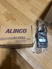Walkie-talkie Alinco DJ-P221 con auricolare, senza graffi o macchie evidenti