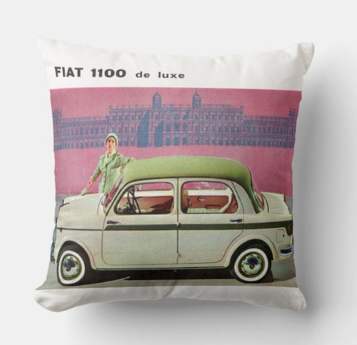 Cuscino 40x40 tributo fiat - cuscino,