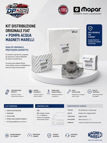 Kit distribuzione pompa - kit, +