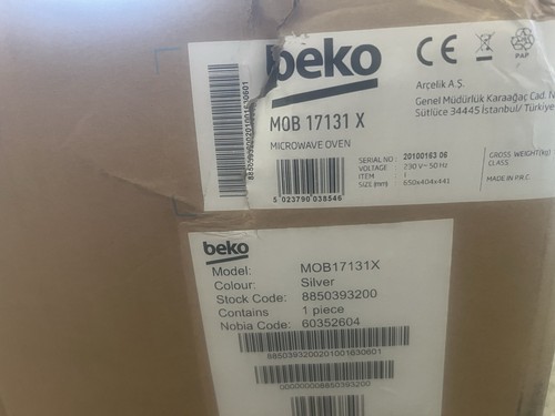 Beko bmob17131x microonde - beko,