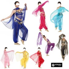 Completo Donna Spettacolo Saggio Ballo Latino Danza del Ventre Odalisca BELLY05