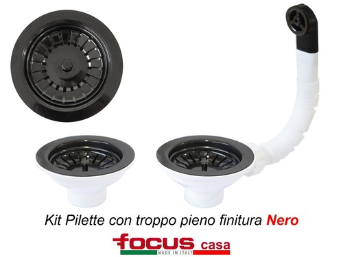 Kit pvd nero piletta pilettone - kit,