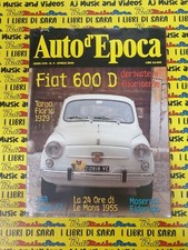 Rivista AUTO D'EPOCA anno XVII n.4 aprile 2000 MASERATI ELDORADO -FIAT 600 (AM6)