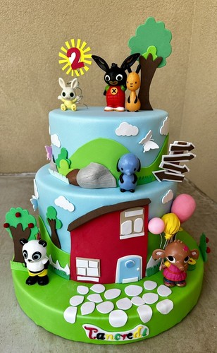 Torta scenografica bing - torta,