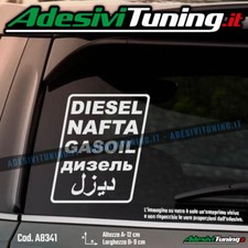 Adesivo Diesel Nafta Gasoil