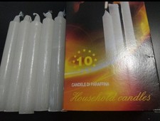 5 Candele di Paraffina Nuove