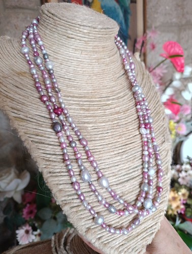 Collana lunga 180 perle - collana, cm