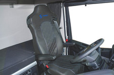 Camion Coperte Dei Sedili Nere Con Cuciture Blu Per IVECO S-WAY Dal 2019