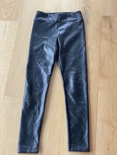 CALZEDONIA LEGGINS IN ECOPELLE FELPATO DONNA A ZAMPA TG SIZE S
