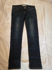 Jeans vita bassa donna scuro