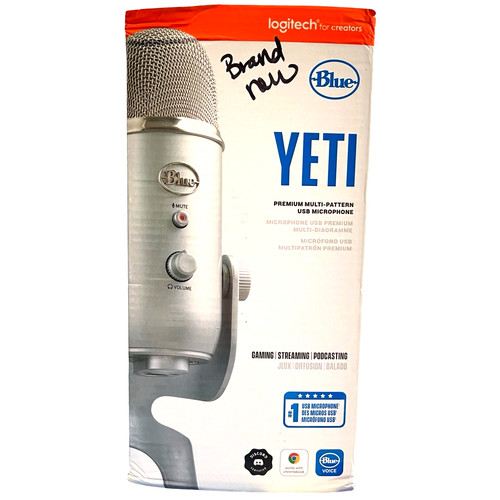 Nuovo logitech blue yeti - blue,