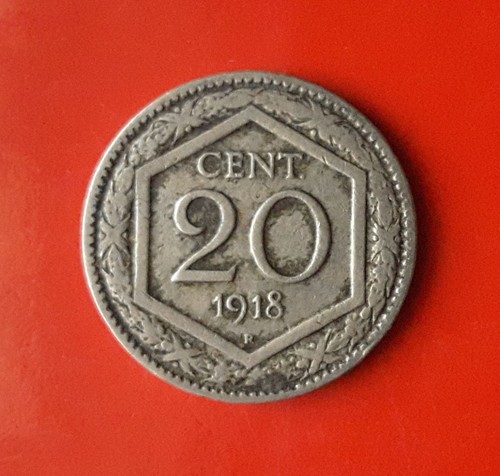 Centesimi 1918 errore - 20,