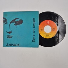 45 giri Savage - Don't Cry