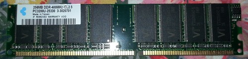 Modulo ram 256mb ddr400 - 256mb, pc3200