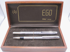 PARURE OMAS DESIGN *EGO* STILOGRAFICA/PENNA A SFERA -SCATOLA E FOGLIETTO-METALLO