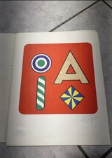 Lucio del pezzo lettera a riproduzione fotolitografica bolaffi arte