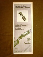 Fucile Beretta Modello A300 Lire 84.000 Pubblicità vintage anni '70