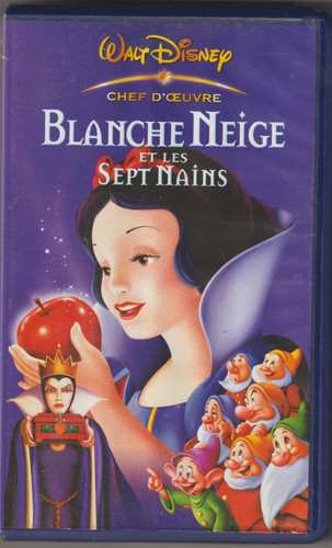 Cassette walt disney blanche - cassette,