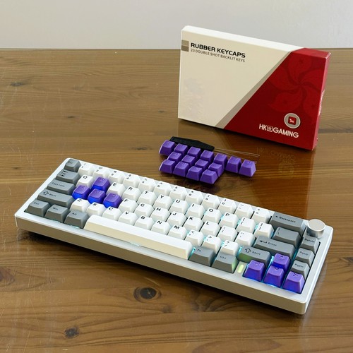 Gaming rubber keycaps viola - gaming,