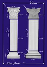 Colonna piatta in gesso