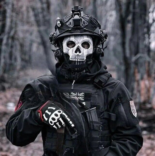 Maschera tattica cod - cod, ghost