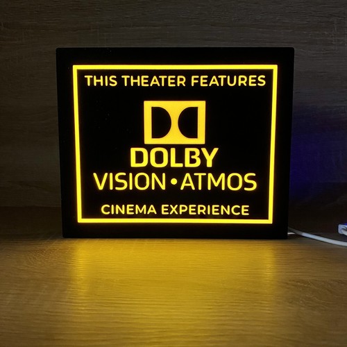 Insegna dolby vision atmos - insegna,