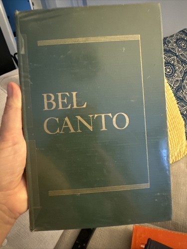 Bel canto principles - principles, and