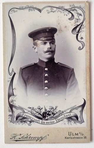Foto cdv soldato - -, tedesco