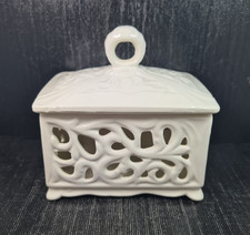 morena scatole ceramica rettangolare traforata l cm 12 x 9 x 13